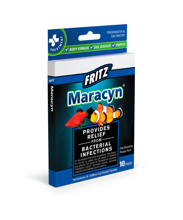 Fritz Maracyn Freshwater & Saltwater Treatment 10ct