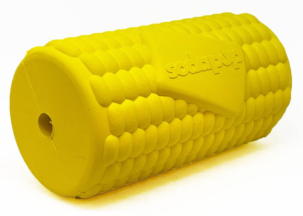 SodaPup Corn on the Cob eDispenser Durable Rubber Treat Dispenser