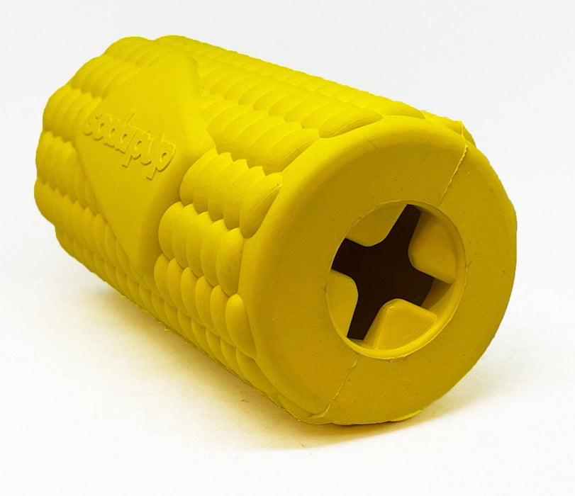 SodaPup Corn on the Cob eDispenser Durable Rubber Treat Dispenser