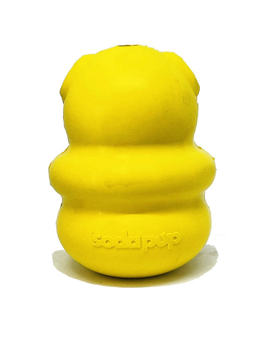 SodaPup Honey Bear eDispenser Durable Rubber Treat Dispenser
