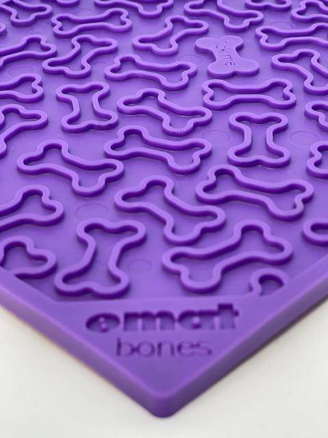 SodaPup Bones Design eMat Enrichment Lick Mat