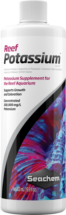 Seachem Laboratories Reef Potassium Supplement 500mL|17oz
