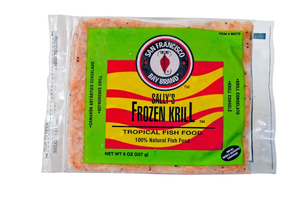 San Francisco Bay Brand Krill Frozen Fish Food 8 oz