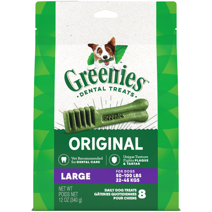 Greenies Dog Dental Treats Large Original 12oz 8ct