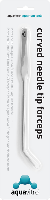 aquavitro Stainless Steel Tip Forceps Curved Needle