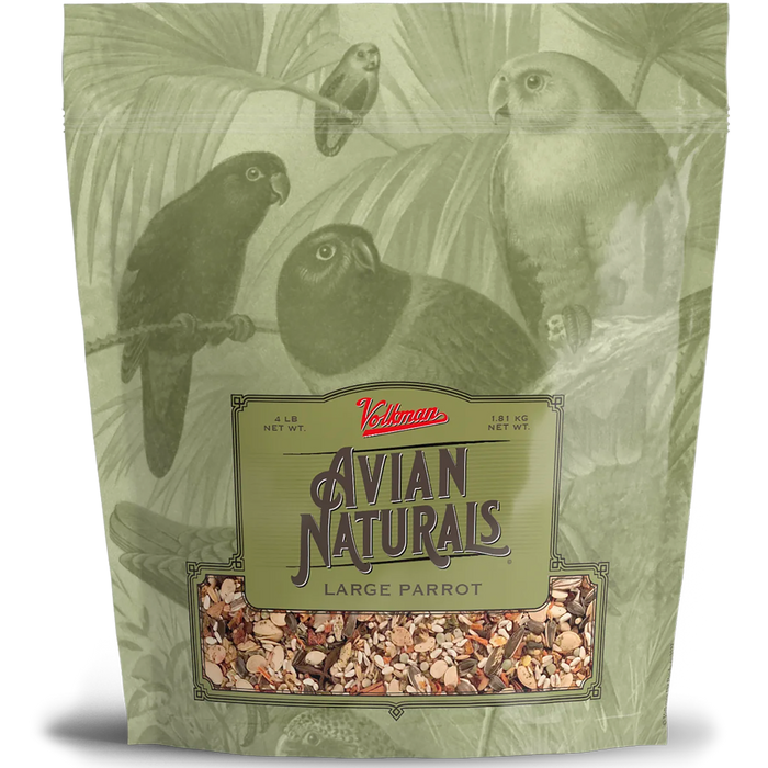 Volkman Seed Company Avian Naturals Large Parrot Bird Food 4lb