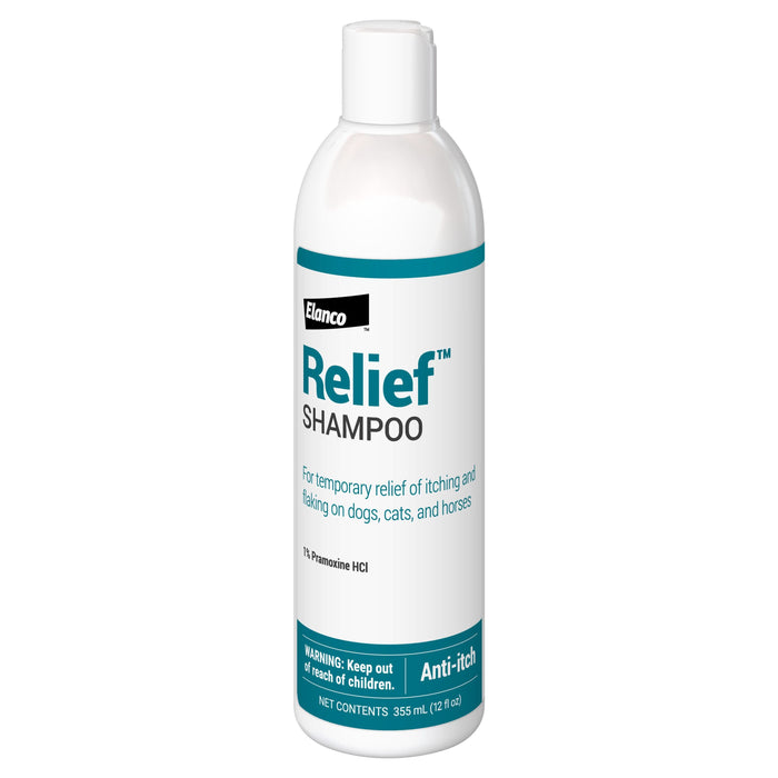 Elanco Relief Pet Shampoo w/Pramoxine & Colloidal Oatmeal 12oz