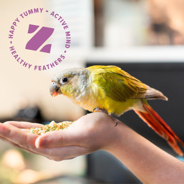 ZuPreem Smart Selects Bird Food for Medium Birds - Cockatiels, Lovebirds, Quakers, Small Conures 2.5lb