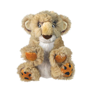 KONG Comfort Kiddos Lion Dog Toy Tan XS - Image 2