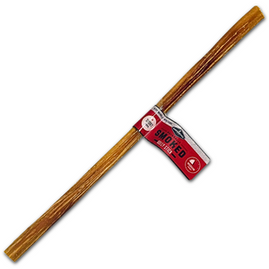Barkworthies Smoked Bully Sticks Dog Treat 10-12in - Image 2