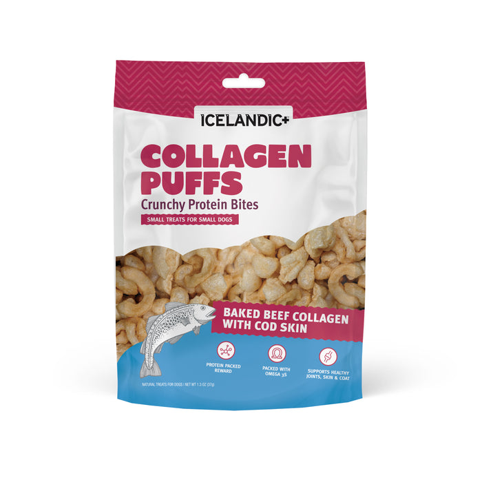 Icelandic+ Collagen Puffs Dog Treats Cod SM 1.3oz - Image 2