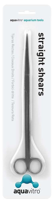 aquavitro Stainless Steel Straight Shears Aquarium Tool Silver 10 in