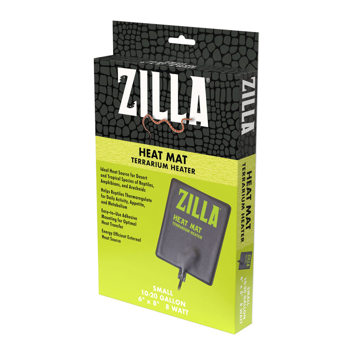 Zilla Terrarium Heat Mats Black Small, 10-20 Gallon, 8 Watt