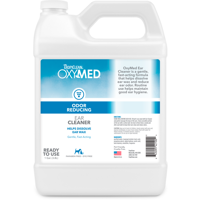 TropiClean OXYMED Ear Cleaner 1gal