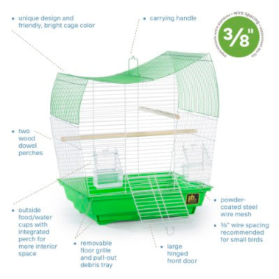 Prevue Pet Products South Beach Wave Top Bird Cage