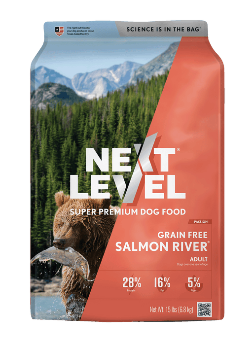 Next Level Salmon River Grain-Free Adult Dry Dog Food 15lb