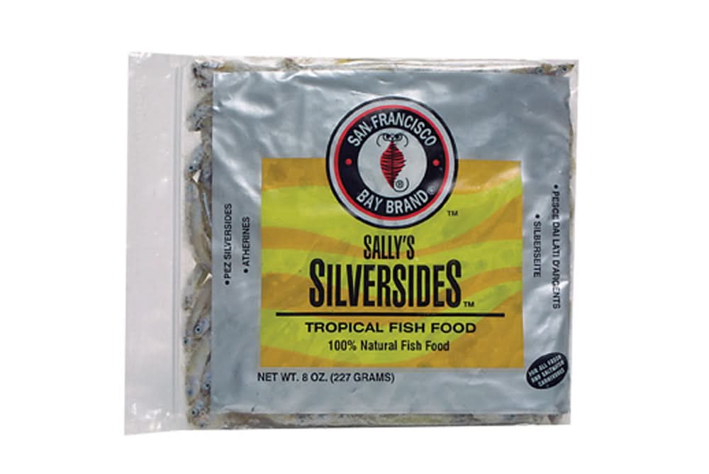 San Francisco Bay Brand Silversides Frozen Fish Food 8 oz