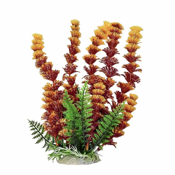 Aquatop Cabomba Aquarium Plant with Weighted Base Fire 6 in