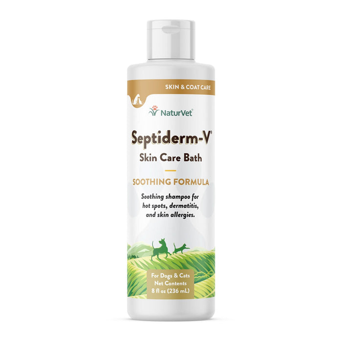 NaturVet Septiderm-V Skin Care Bath 8 fl. oz