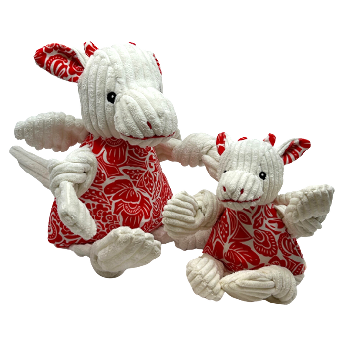 HuggleHounds Lucky Dragon Knottie® Plush Dog Toy