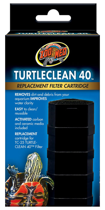Zoo Med TurtleClean 40 Replacement Filter Cartridge 40gal