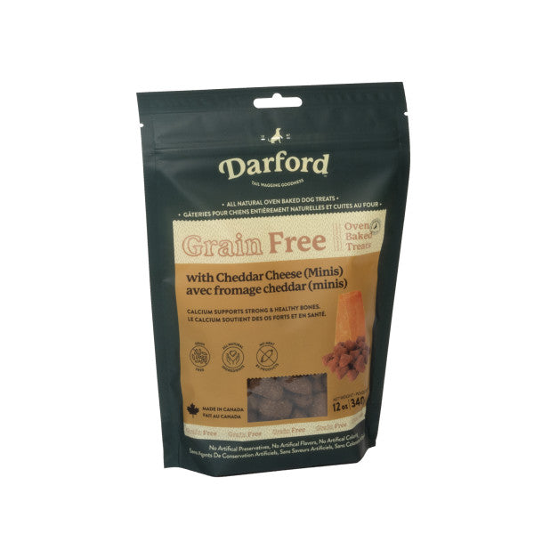 Darford Grain Free Dog Biscuits Cheddar Cheese Recipe Mini 12 oz