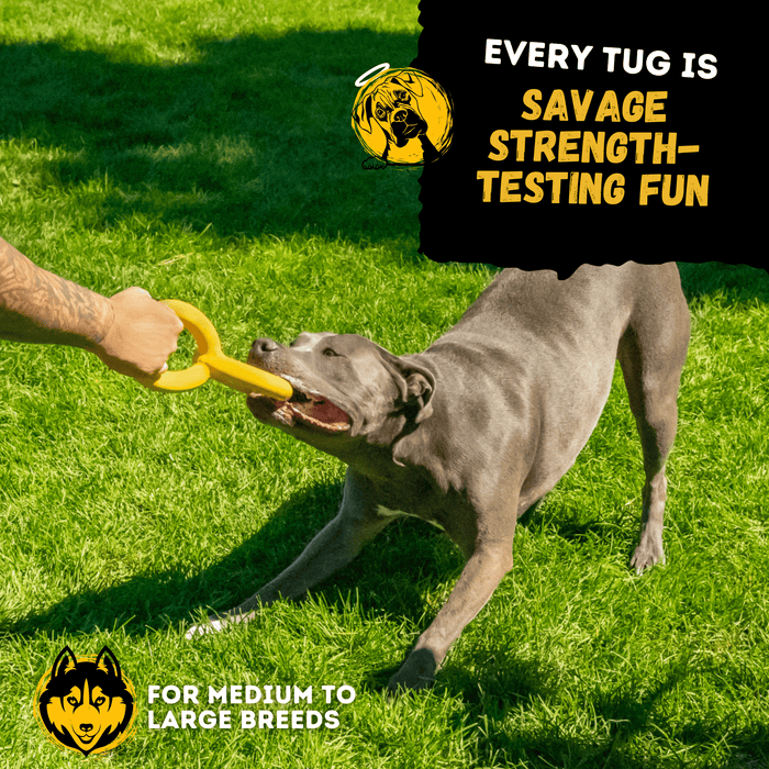 Monster K9 Dog Toys Tug Rings