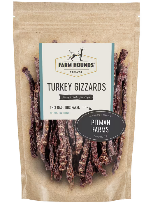 Farm Hounds Turkey Gizzard Sticks Dog Treats - 4 oz