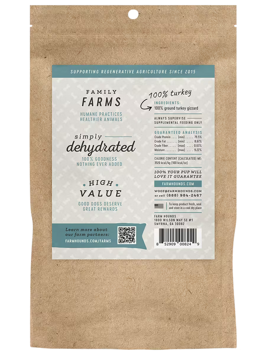 Farm Hounds Turkey Gizzard Trainers - 4 oz