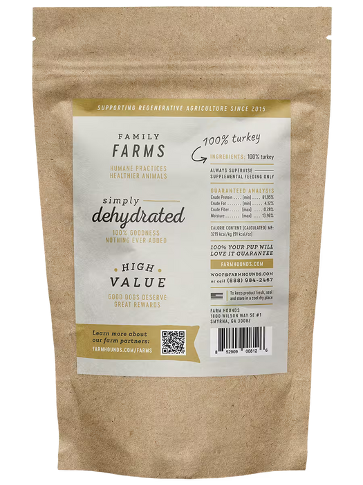 Farm Hounds Turkey Jerky Dog Treats