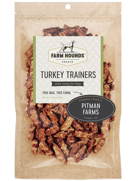 Farm Hounds Turkey Trainers Dog treats - 4.5 oz