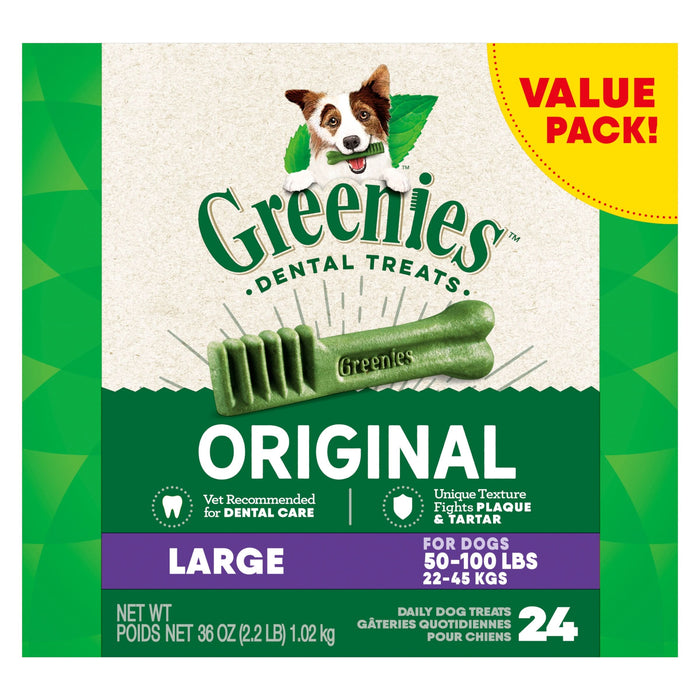 Greenies Dog Dental Treats Large Original 36oz 24ct