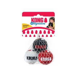 KONG Signature Sport Balls Dog Toy SM 3pk - Image 2