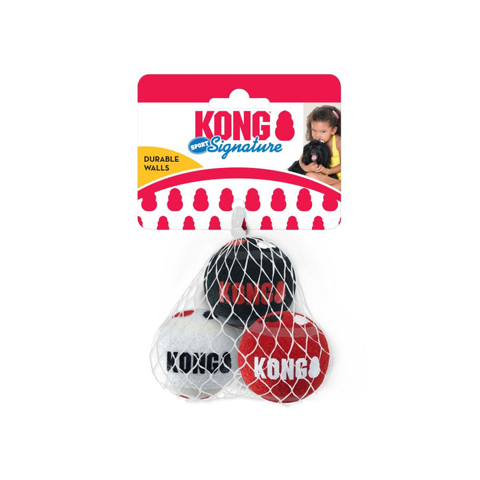 KONG Signature Sport Balls Dog Toy SM 3pk - Image 2