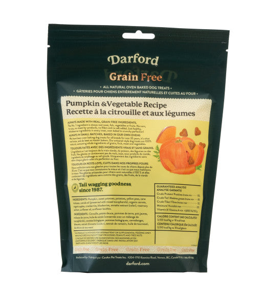 Darford Grain Free Pumpkin Recipe Biscuits Regular 12oz