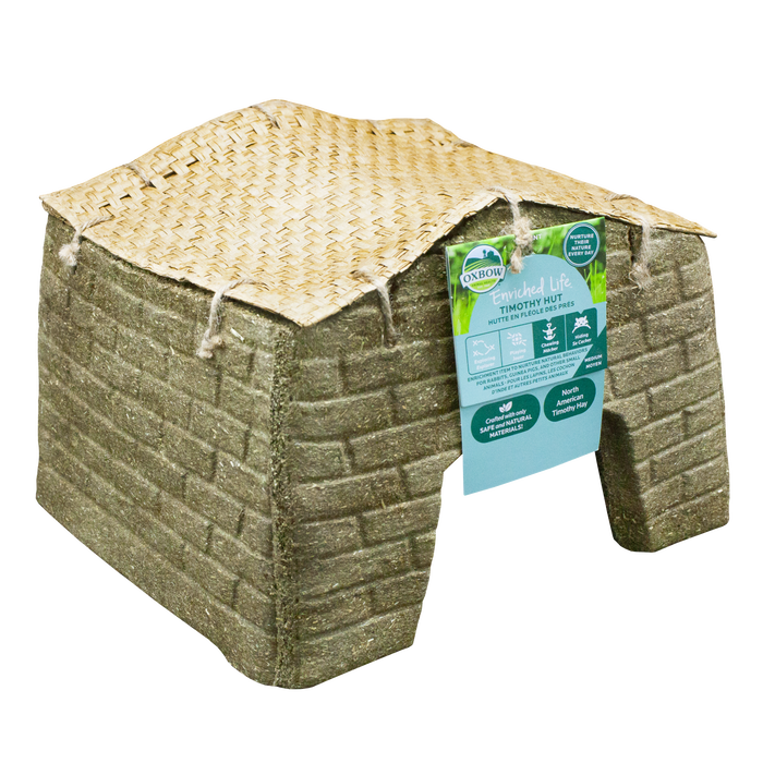 Oxbow Animal Health Enriched Life Small Animal Timothy Hut Tan MD