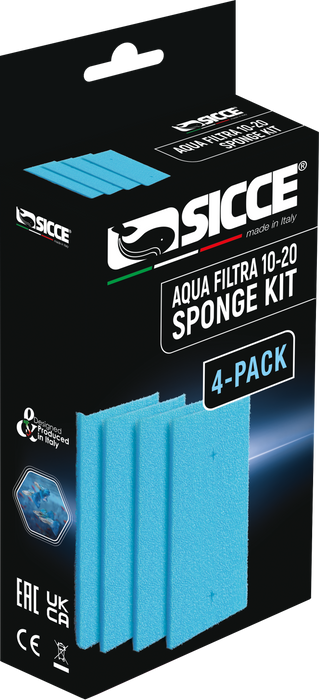 Sicce Aqua Filtra Sponge Kit 10-20gal 2pk - Image 2