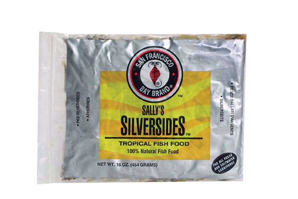 San Francisco Bay Brand Silversides Frozen Fish Food 16 oz