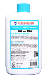 Dr. Tim's Aquatics One & Only Live Nitrifying Bacteria for Saltwater Aquariums 8 fl. oz