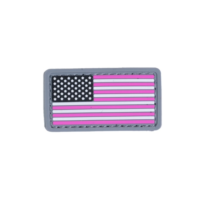 Boss Dog Tactical Collar Patch Pink USA Flag One Size