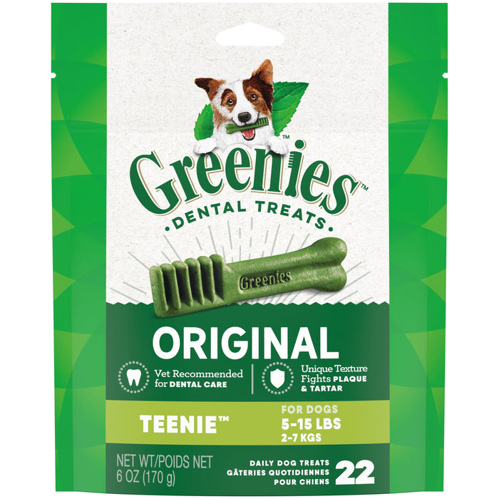 Greenies Dog Dental Treats Teenie Original 6oz 22ct