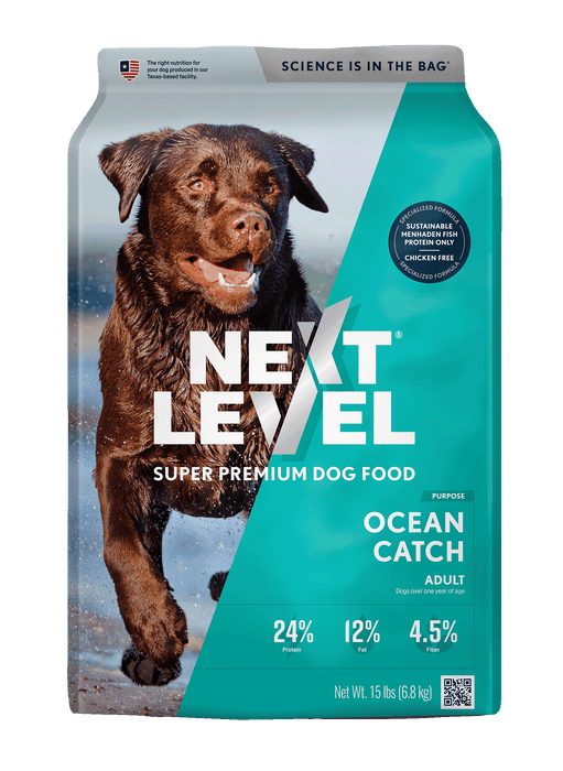 Next Level Ocean Catch Adult Dry Dog Food 15lb