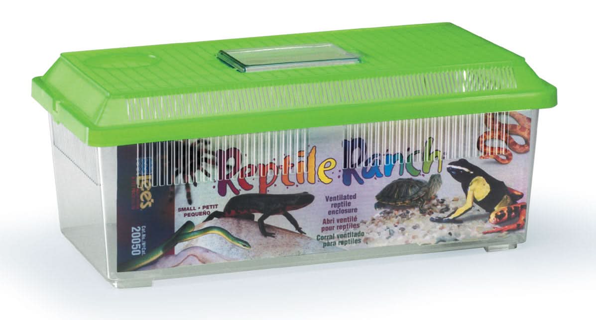 Lee's Aquarium & Pet Products Rectangle Reptile Ranch Assorted 14.37in X 5.93in SM