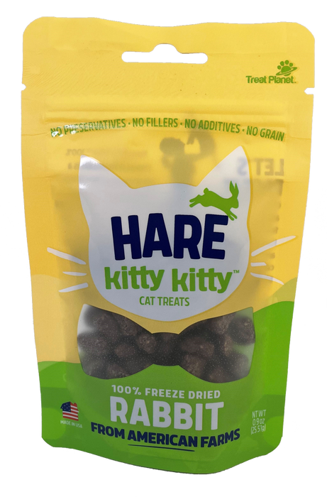 Etta Says! Kitty Kitty 100% Freeze Dried Cat Treat Rabbit 0.9oz