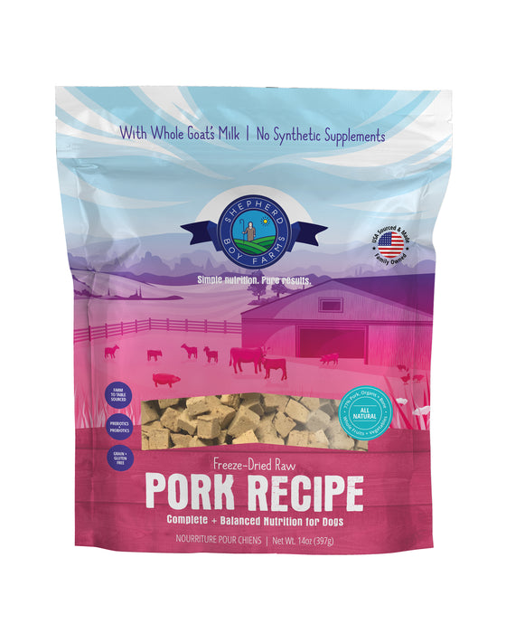 Shepherd Boy Farms Freeze-Dried Pork Recipe 14oz - Image 4