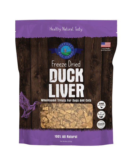 Shepherd Boy Farms Freeze-Dried Duck Liver 8oz - Image 4