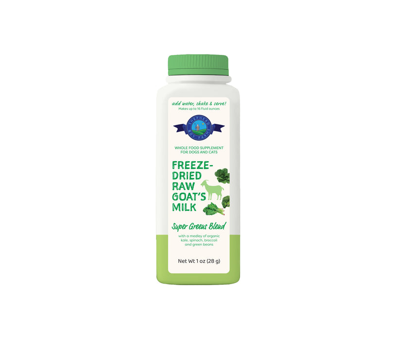 Shepherd Boy Farms Freeze-Dried Raw Goat Milk Super Green 16oz - Image 2