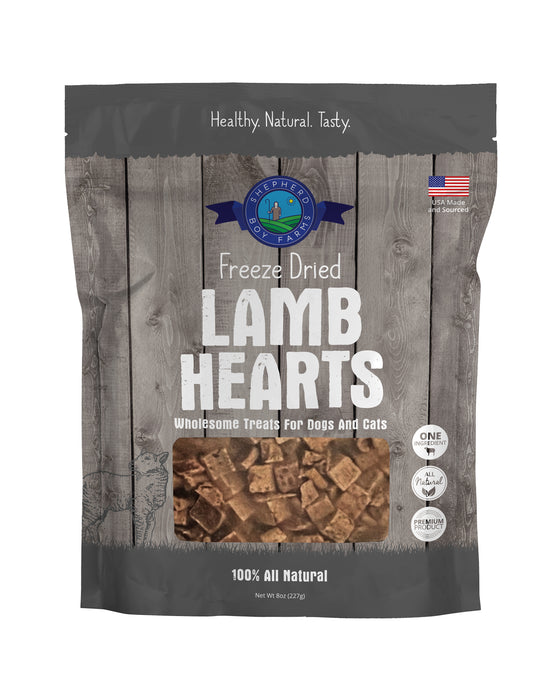 Shepherd Boy Farms Freeze-Dried Lamb Hearts 8oz - Image 4