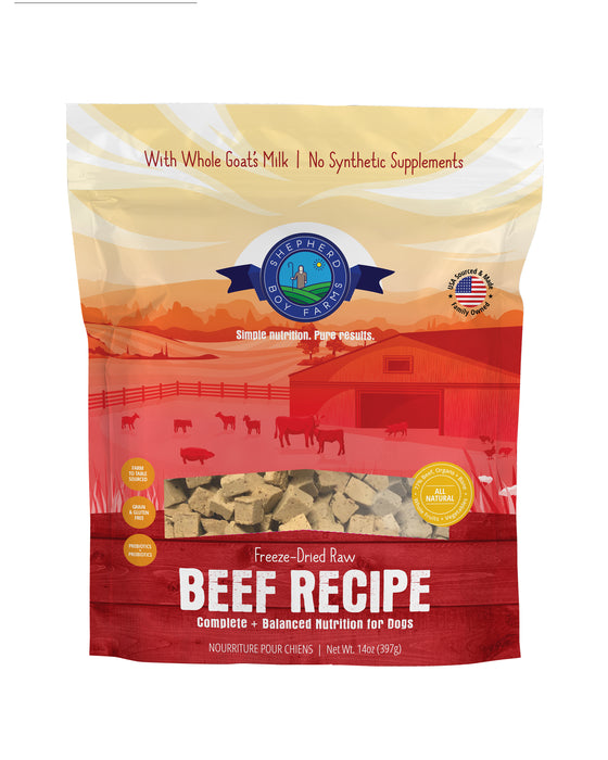 Shepherd Boy Farms Freeze-Dried Beef Diet 14oz - Image 4