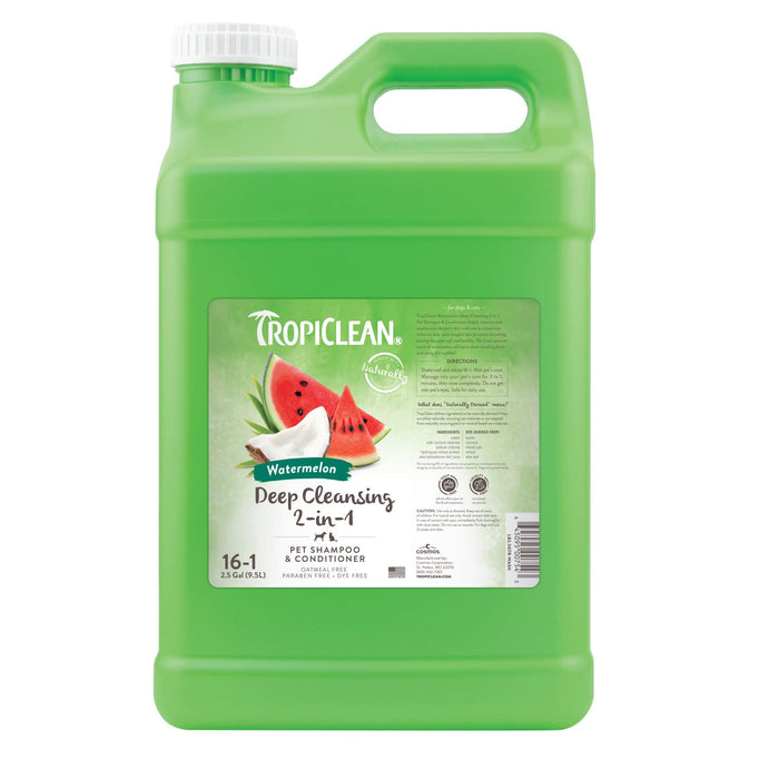 TropiClean Watermelon Deep Cleansing 2-in-1 Shampoo and Conditioner 2.5gal
